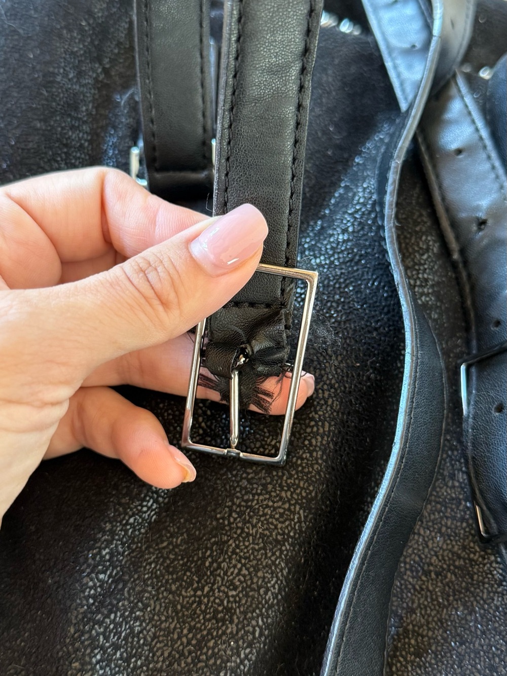 Stella McCartney Chain-Trim Drawstring Backpack - Picture 5 of 5